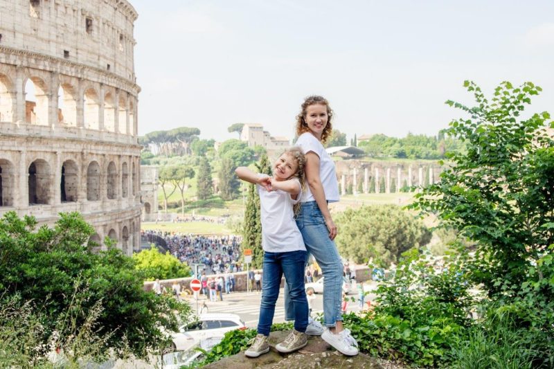 Una vista su Roma da dove la folla non arriva