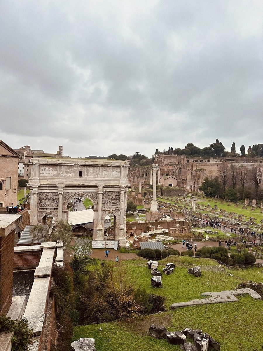 The Arch of Septimius Severus in the Roman Forum