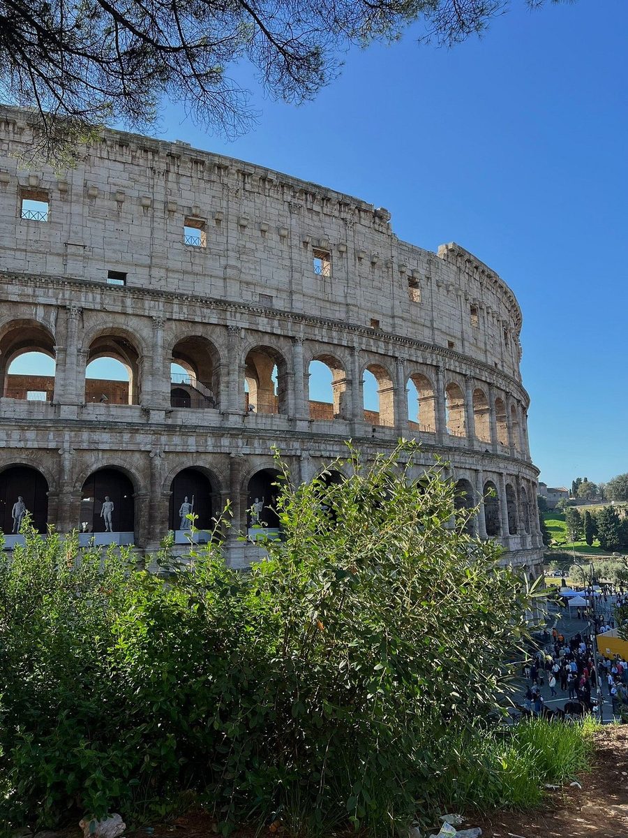 The Colosseum on a sunny day
